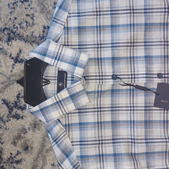 HART SCHAFFNER MARX MENS SHORT SLEEVE SUMMER SHIRT NWT $90 - Picture 4 of 4